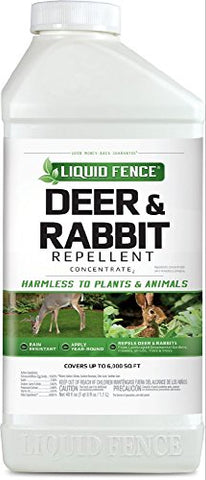Liquid Fence Deer & Rabbit Repellent Concentrate, 40-oz