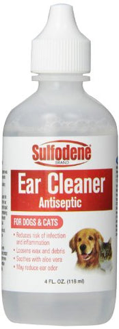Sulfodene Brand Ear Cleaner Antiseptic for Dogs & Cats, 4 oz