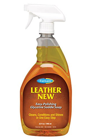 Farnam Leather New Easy-Polishing Glycerine Saddle Soap, 32 fl. oz.