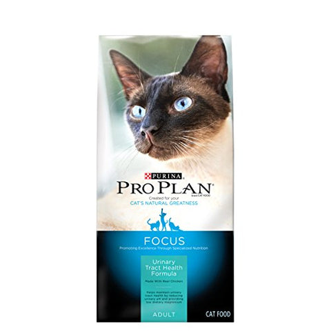 Purina Pro Plan FOCUS Adult Urinary Tract Health Chicken & Rice Formula Dry Cat Food - (1) 16 lb. Bag