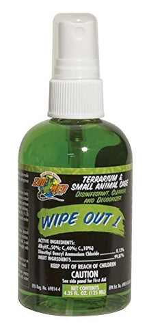 Zoo Med Laboratories SZMWO14 Wipe Out 1 Terrarium Cleaner, 4.25-Ounce
