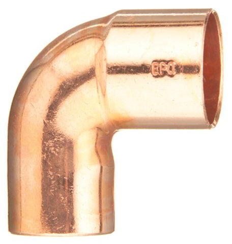 Elkhart Products 107C-2 1" 1-Inch 90-Degree Copper Street Elbows