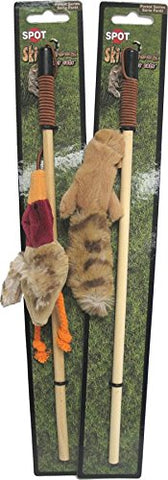 Ethical Skinneeez Forest Friends Wand Cat Toy