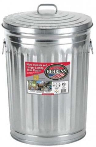 Behrens Garbage Can With Side Drop Handles - 20 Gallon