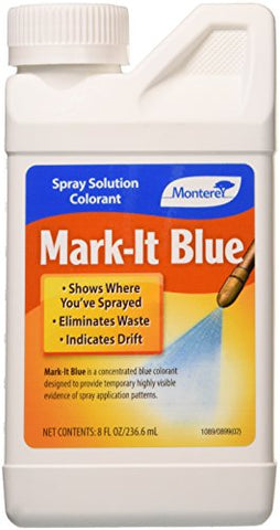 Monterey Mark-It Blue Post Weed Control Marking Locater All Natural Spray Solution - 8 oz LG1130