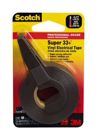 3M Scotch Super 33 Plus Vinyl Electrical Tape.75-Inch by 450-Inch