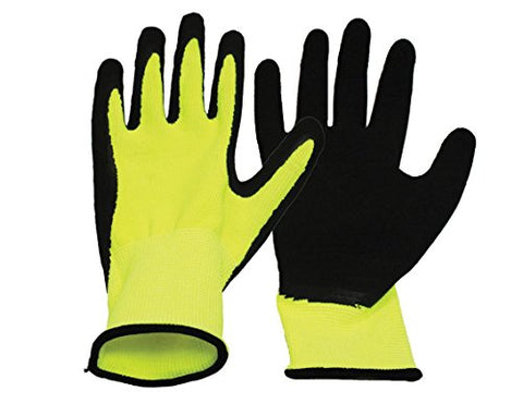 BOSS MANUFACTURING 8412M 656644 V2 Flexi Grip High-Vis Polyester Knit Glove, Medium