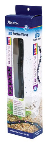 Aqueon Multi-Color Flexible LED Bubble Wand Aquarium Light, 14-Inch