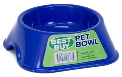 Ware Manufacturing Best Buy Plastic Pet Bowl for Small Pets - Medium