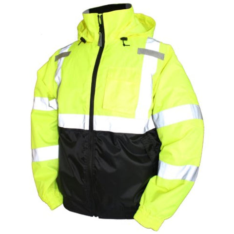Tingley Rubber J26112 Bomber II Jacket, 3X-Large, Lime Green