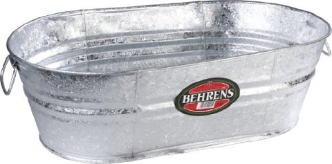 Behrens 0-OV 5-1/2-Gallon Oval Steel Tub