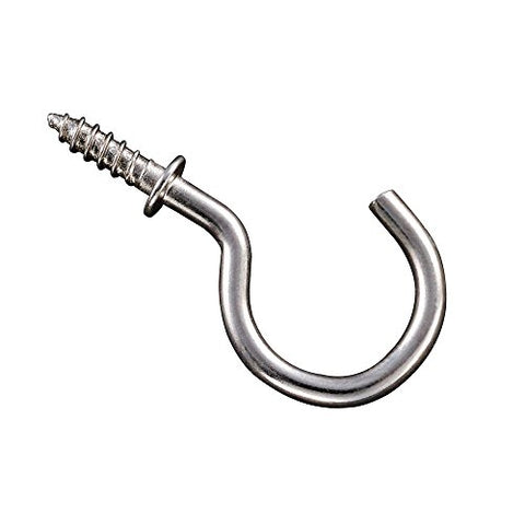 National Hardware N119-730 DPB2023 Cup Hooks in Nickel finish, 30 pack