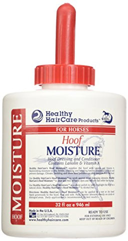 Healthy Haircare Brush Can Hoof Moisture Nutritional Supplements, 32 oz.