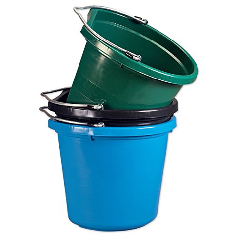 Fortiflex Flat-Back Bucket 5 Gallon Green