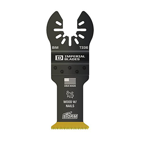 Imperial Blades-IBOAT336-1 Made in the U.S.A.-ONE FIT 1-1/4 Wood w/Nails BM STORM Blade Fits:Fein,Bosch,Rockwell,Makita,Milwaukee,DeWalt & More 1-Pk
