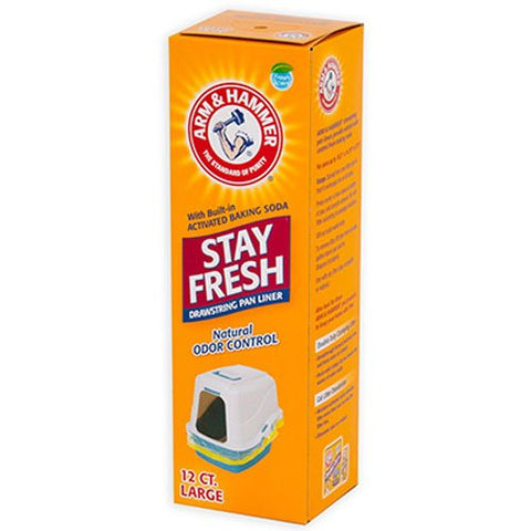 Arm & Hammer 12 Count Drawstring Liners, Large