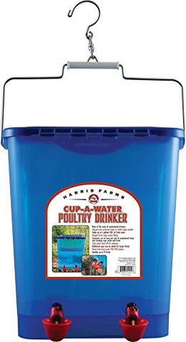 Harris Farms Cup-A-Water Poultry Drinker, 4 gallon
