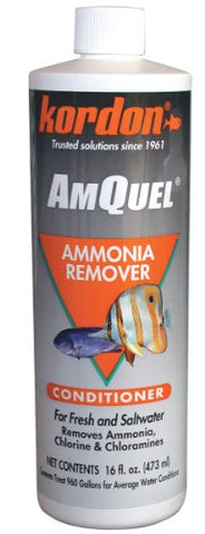 KORDON  #31256  AmQuel- Ammonia Detoxifier  for Aquarium, 16-Ounce