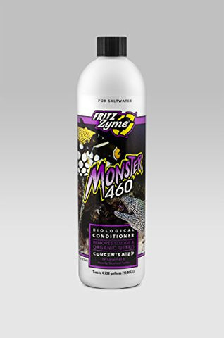 Fritz Aquatics FritzZyme Monster 460 Concentrated Freshwater Biological Aquarium Cleaner, 16-Ounce