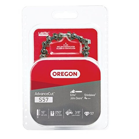 Oregon 16-Inch Semi Chisel Chain Saw Chain Fits Cub Cadet, Echo, John Deere, Shindaiwa S57