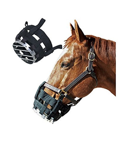 Cribbing Muzzle - For Equine Behavior Management - Large