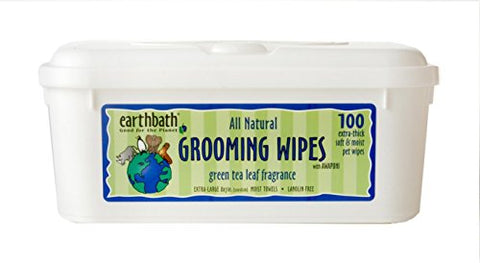 Earthbath Ear Grooming Wipes Green Tea 100pk