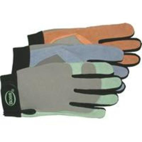 Ladies Guard Split Leather Palm Lycra Back Glove