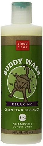 Cloud Star Buddy Wash Dog Shampoo- Green Tea and Bergamot, 16-Ounce Bottles (Pack of 3)