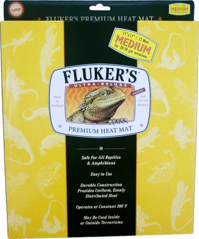 Fluker's Heat Mat for Reptiles and Small Animals, Large (17 x 11 Inches, 20 watt)