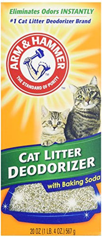 Arm & Hammer Cat Litter Deodorizer, With Baking Soda, 20 oz