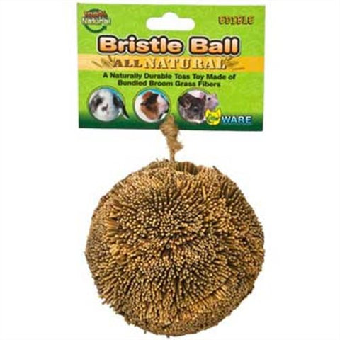 Ware Manufacturing Natural Broom Grass Fiber Ball Chew Toy for Small Pets