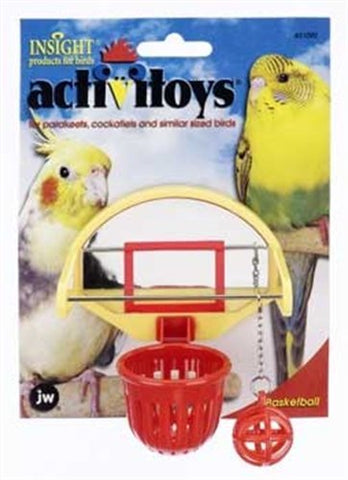 JW Pet Company Activitoys Birdie Basketball Bird Toy
