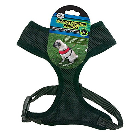 Four Paws Large Black Comfort Control Dog Harness