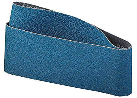 Norton 3X High Performance Portable Sanding Belt, Zirconia Alumina, 21" Length x 3" Width, Grit 120 Fine (Pack of 2)