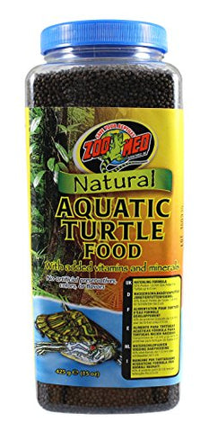 Zoo Med Natural Aquatic Turtle Food, Hatchling Formula, 15-Ounce