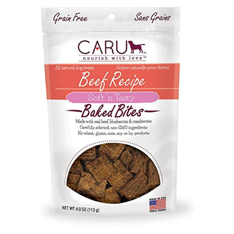 Caru Natural Bites - Beef Recipe - 4 Ounces