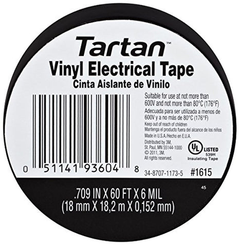 3M 1615 TartanTM Vinyl Electrical Tape