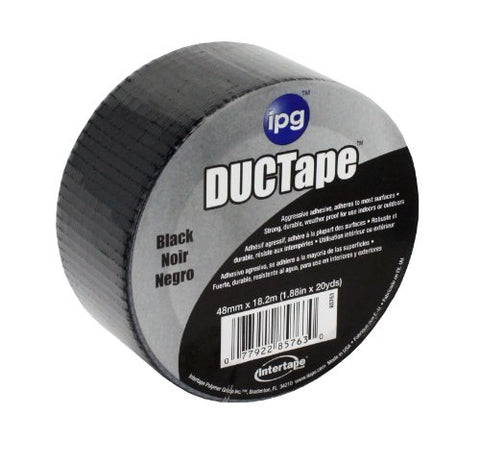 Intertape Polymer Group 6720BLK AC20 9mil Utility Duct Tape, 1.88-Inch x 20-Yard, Black