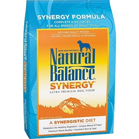 Natural Balance Synergy Ultra Premium Dry Dog Food, 26-Pound