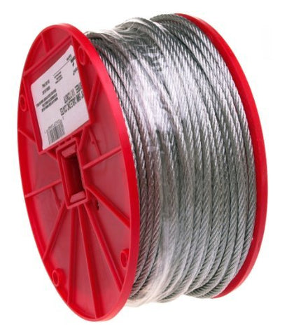 Campbell 1/4" x 250' Galvanized Cable 7000827 Aircraft Cable