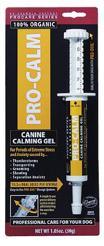 Pro-Calm Organic Gel Syringe Dog Supplement
