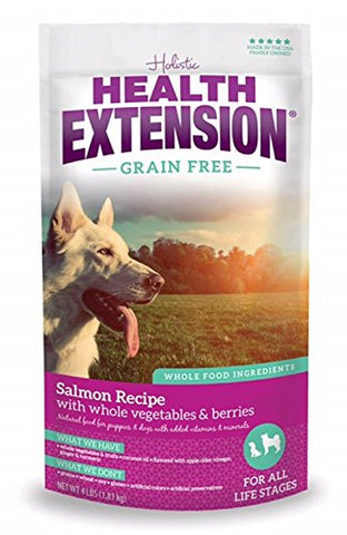 Health Extension Grain Free Salmon Dry Dog Food Recipe, 10lb