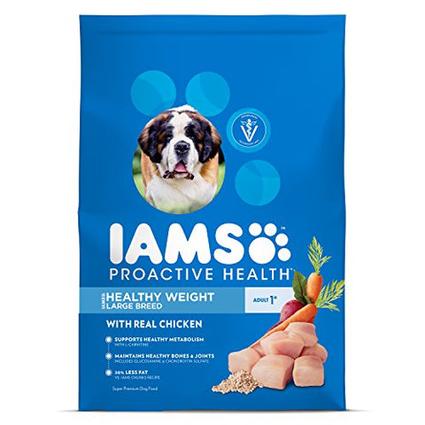 Iams ProActive Health Healthy Weight Dry Dog Food for Large Dogs - Chicken, 15 Pound Bag