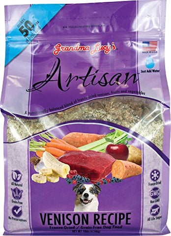 Grandma Lucy's Freeze-Dried Grain-Free Pet Food: Artisan Venison 10lbs