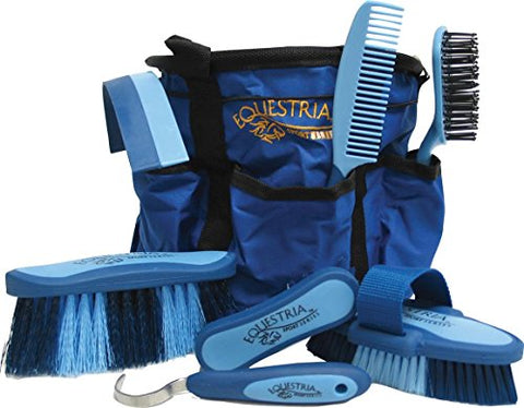 Desert Equestrian Equestria Sport Grooming Set - Blue - Part #: 2107