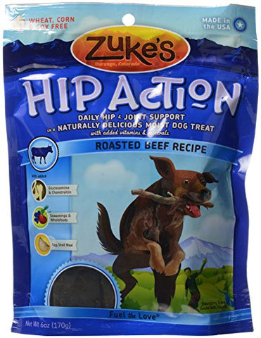 Zuke'S Hip Action Treats Beef 6oz