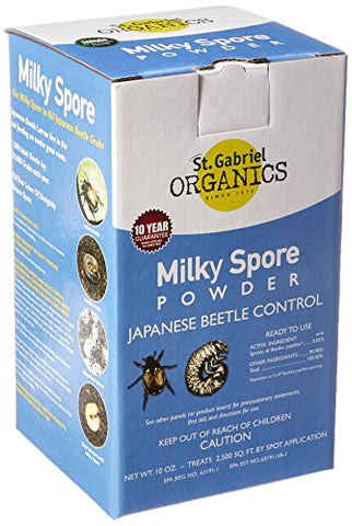 St. Gabriel Organics 80010-9 Milky Spore Powder, 10-Ounce