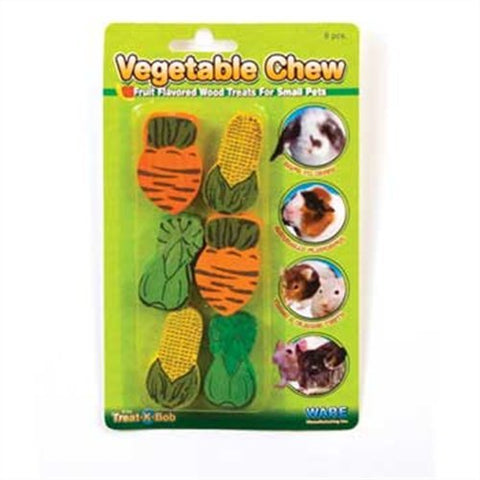 Ware Manufacturing Wood Vegetable Small Pet Chew - Pack of 6