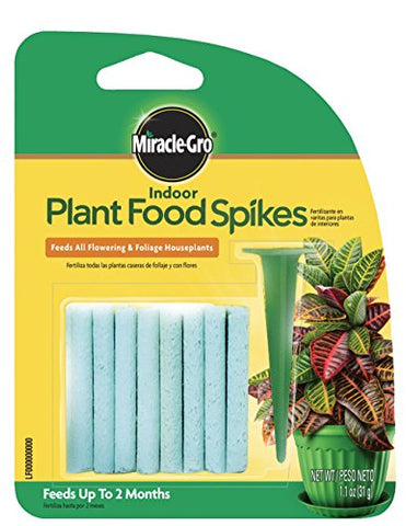 Miracle-Gro Indoor Plant Food Spikes, 1.1-Ounce