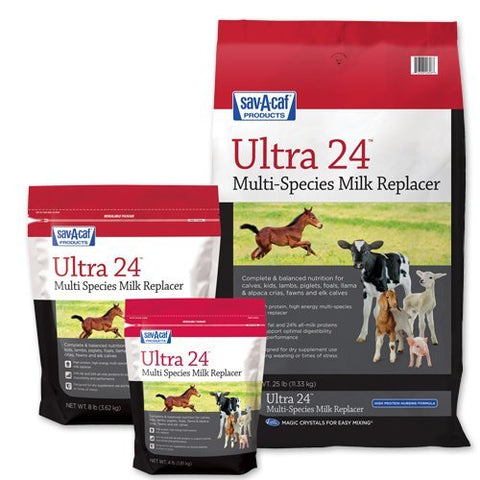 Milk Products Grade A Ultra 24  Milk Replacer, 4-Pound